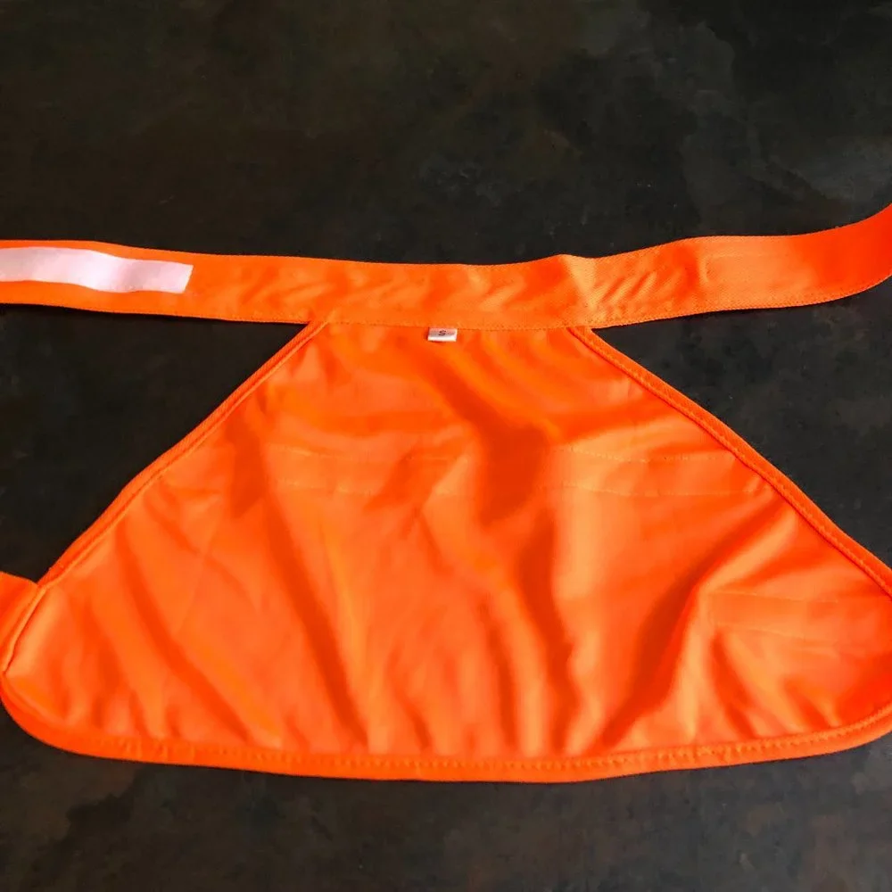 NWOT Orange Reflective Vest